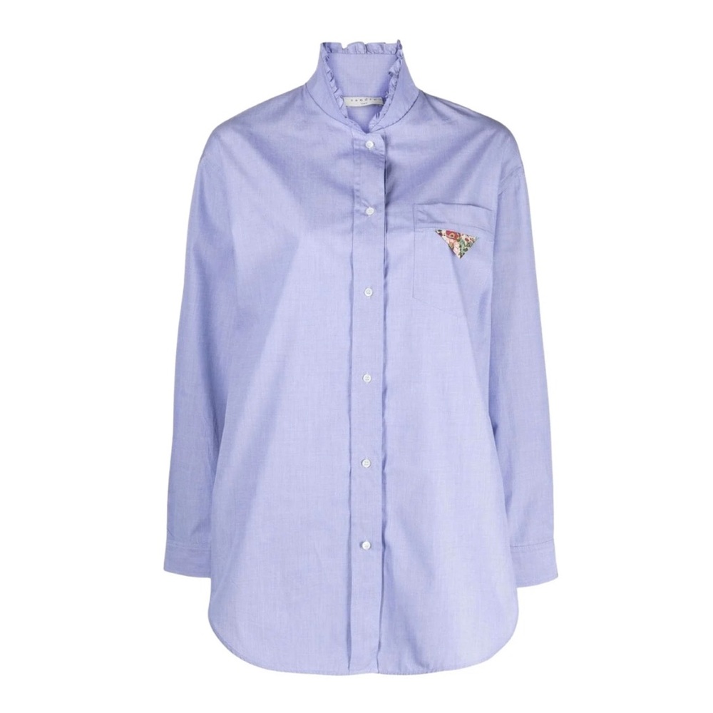 Sandro - Oversized Shirt - Size 0 - New with tags